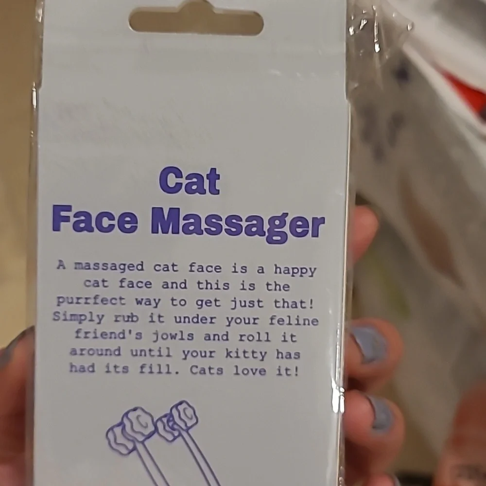 Cat gag gift pet head massager